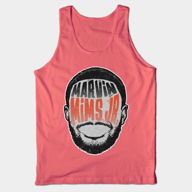 Marvin Mims Denver Player Silhouette Tank Top by danlintonpro